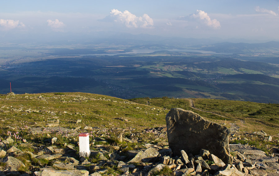 Widok z Diablaka w kierunku Orawy