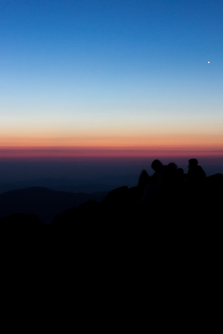 Babia Góra przed wschodem