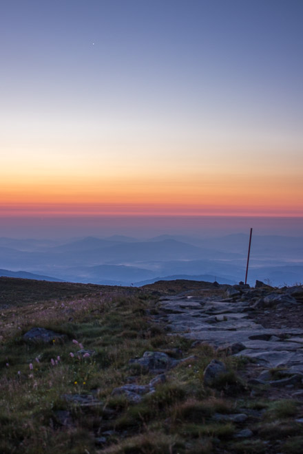 Babia Góra przed wschodem