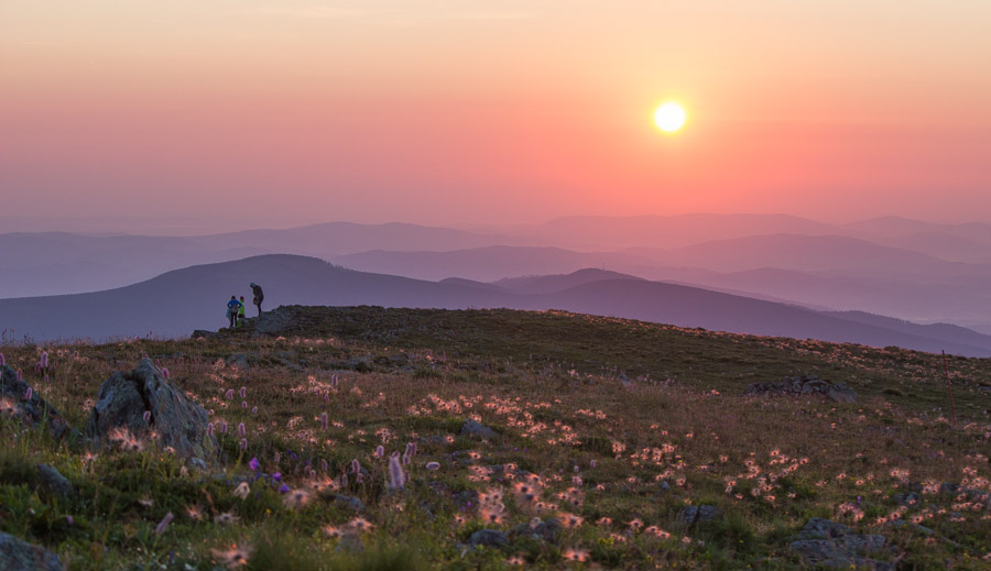 Wschód na Babiej Górze