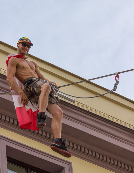 Urban Highline na Starym Mieście w Lublinie
