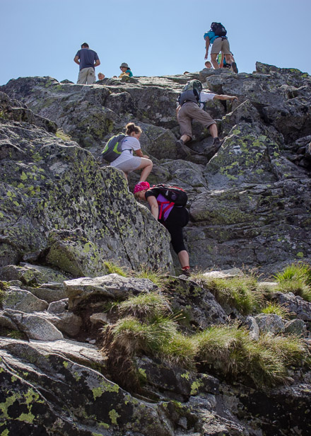 Półka pod szczytem Kościelca