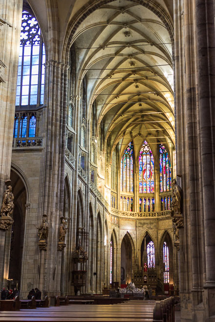 Wnętrze katedry św. Wita