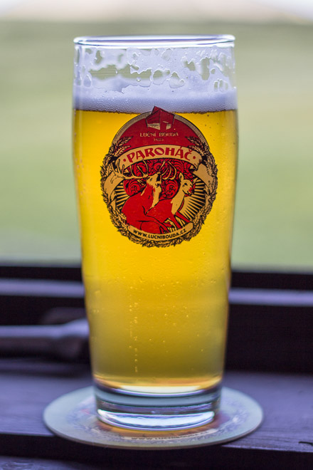 Paroháč Světlý Ležák w Luční boudzie