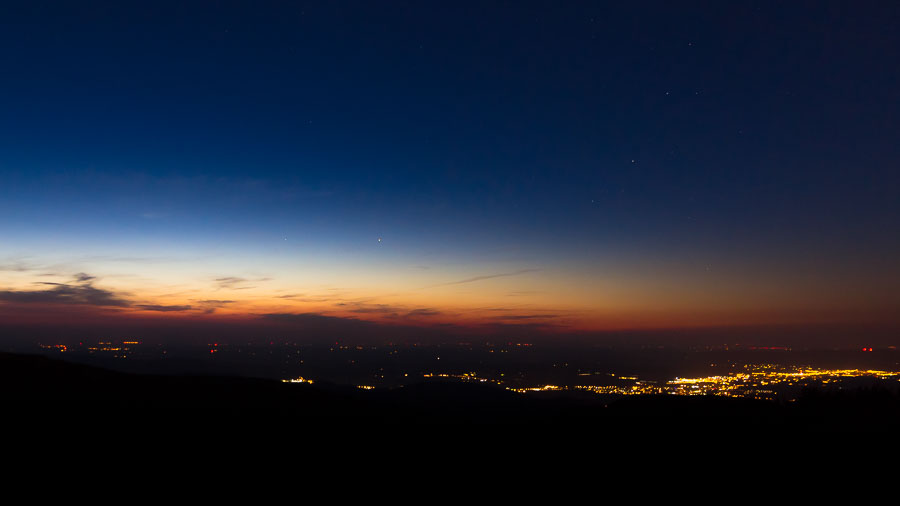 Jelenia Góra z okien PTTK Odrodzenie